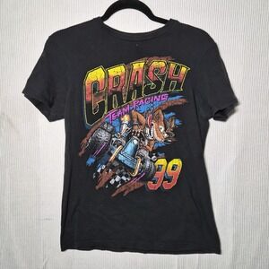 Crash Bandicoot Crash Team‎ Racing Graphic T-Shirt Black Sz S Sony Playstation